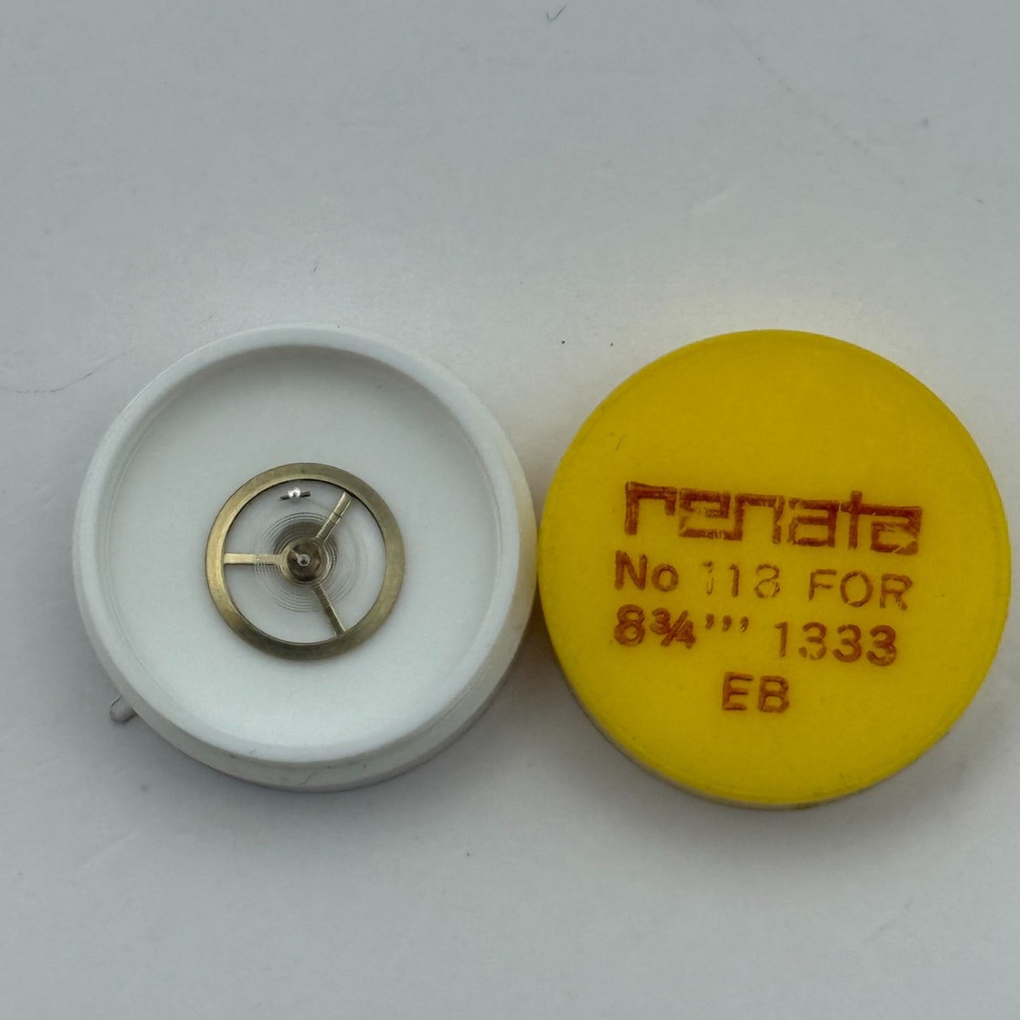 EB 1333 Balance Wheel Complete And Spring  8¾’’’ 118 Watch Movement Parts NOS