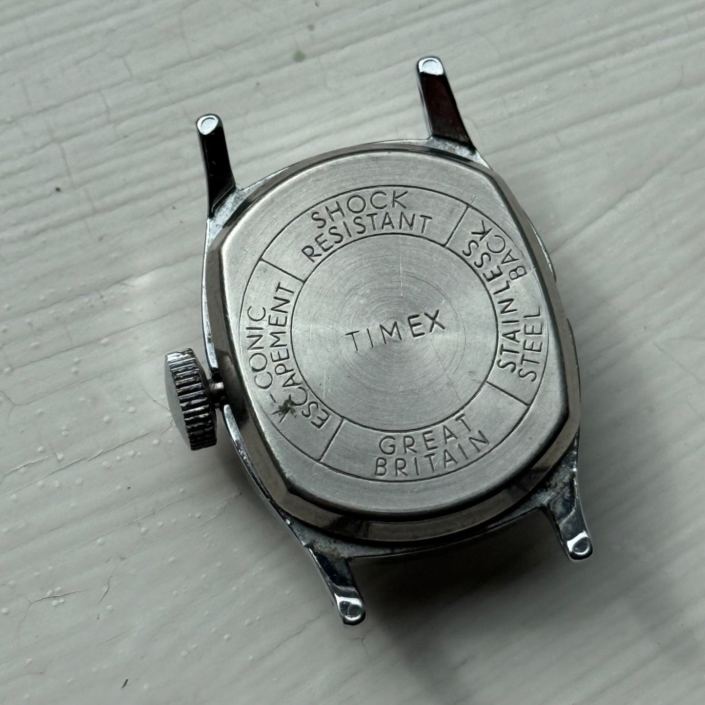 Vintage 1950s Timex Cinderella Great Britain Manual Wind Watch PARTS / REPAIR