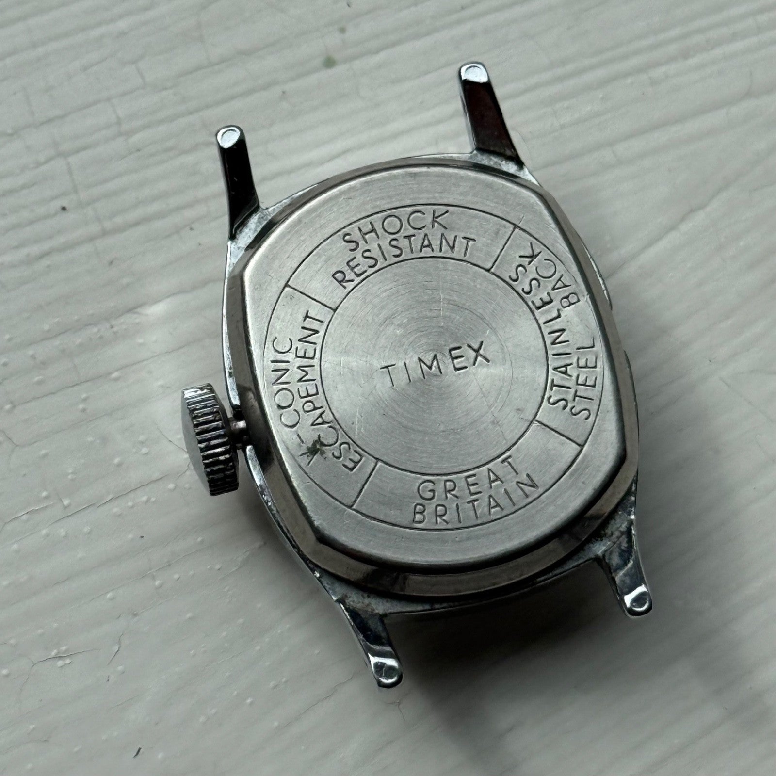 Vintage 1950s Timex Cinderella Great Britain Manual Wind Watch PARTS / REPAIR