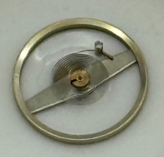 Amida 580 585 Balance Wheel Complete And Spring 1389 Watch Movement Parts NOS