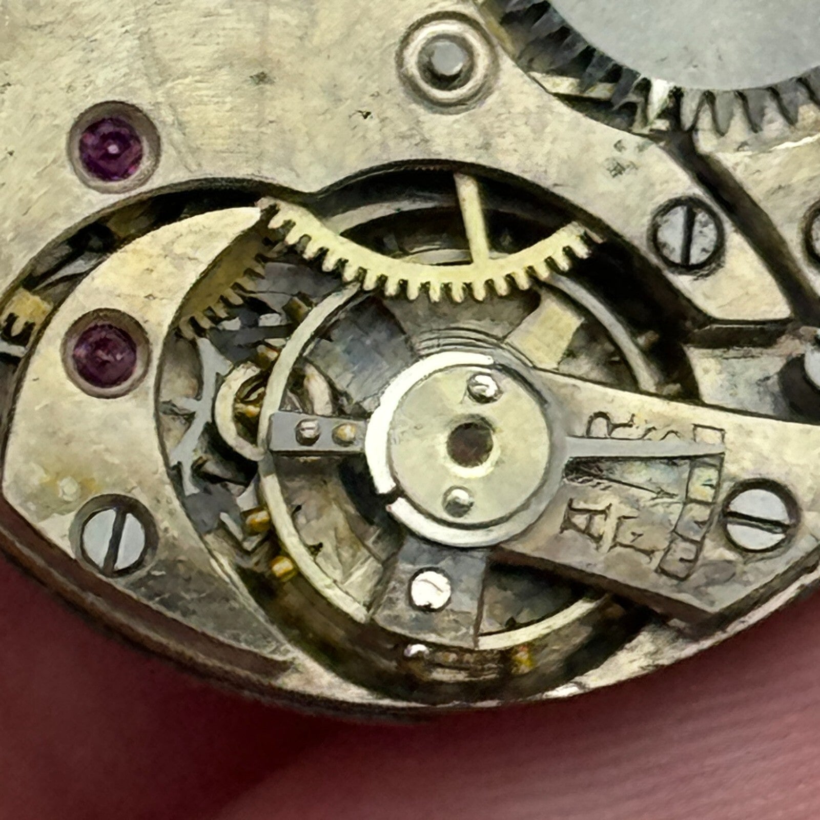 23.7mm 15 Jewels Swiss Porcelain Dial Trench Watch Movement Manual Wind PARTS