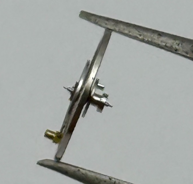 Cattin C. 66 Balance Wheel Complete And Spring  1551 M Watch Movement Parts 