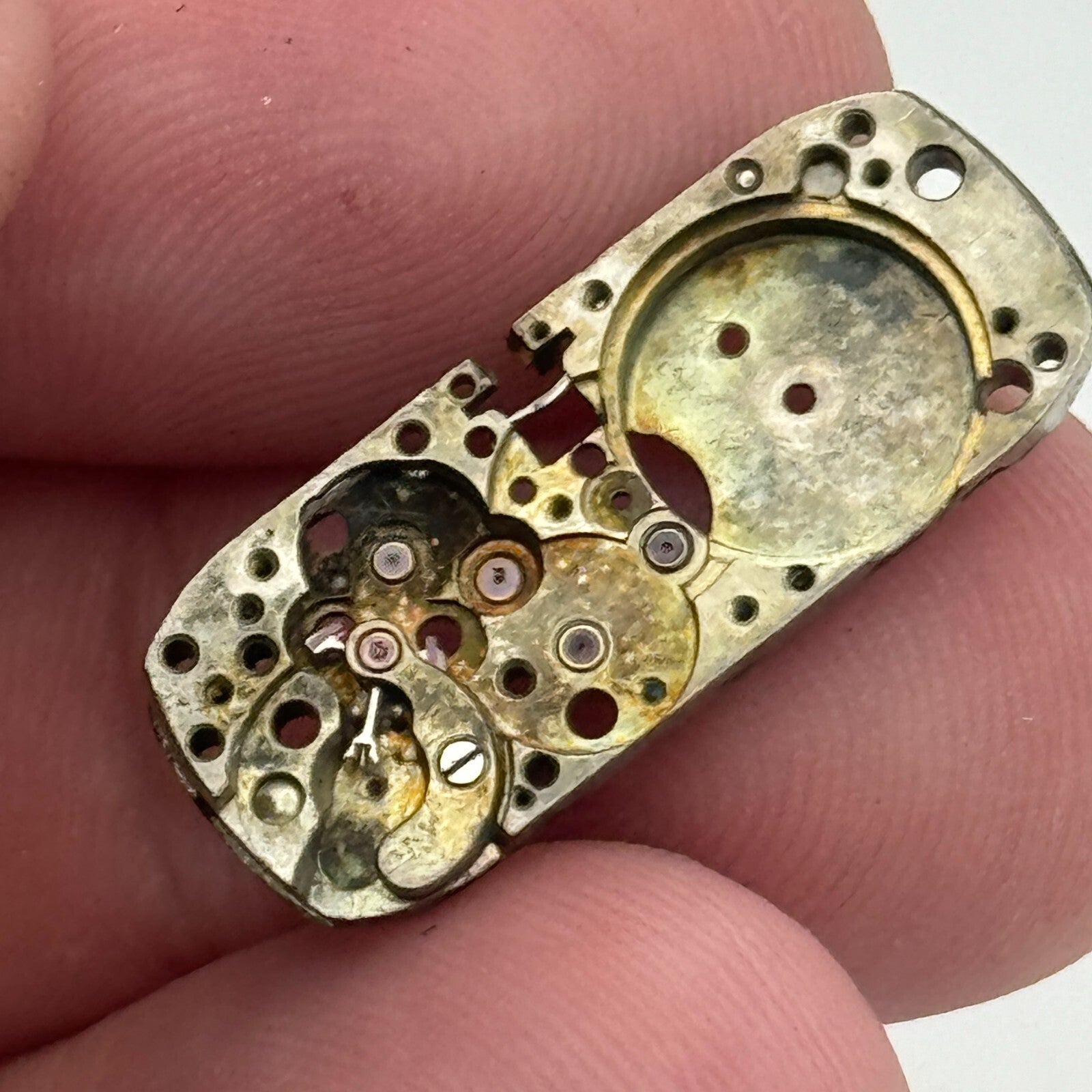 10mm Rolex Size M Patented Main Plate Manual Wind Vintage Watch Movement PARTS