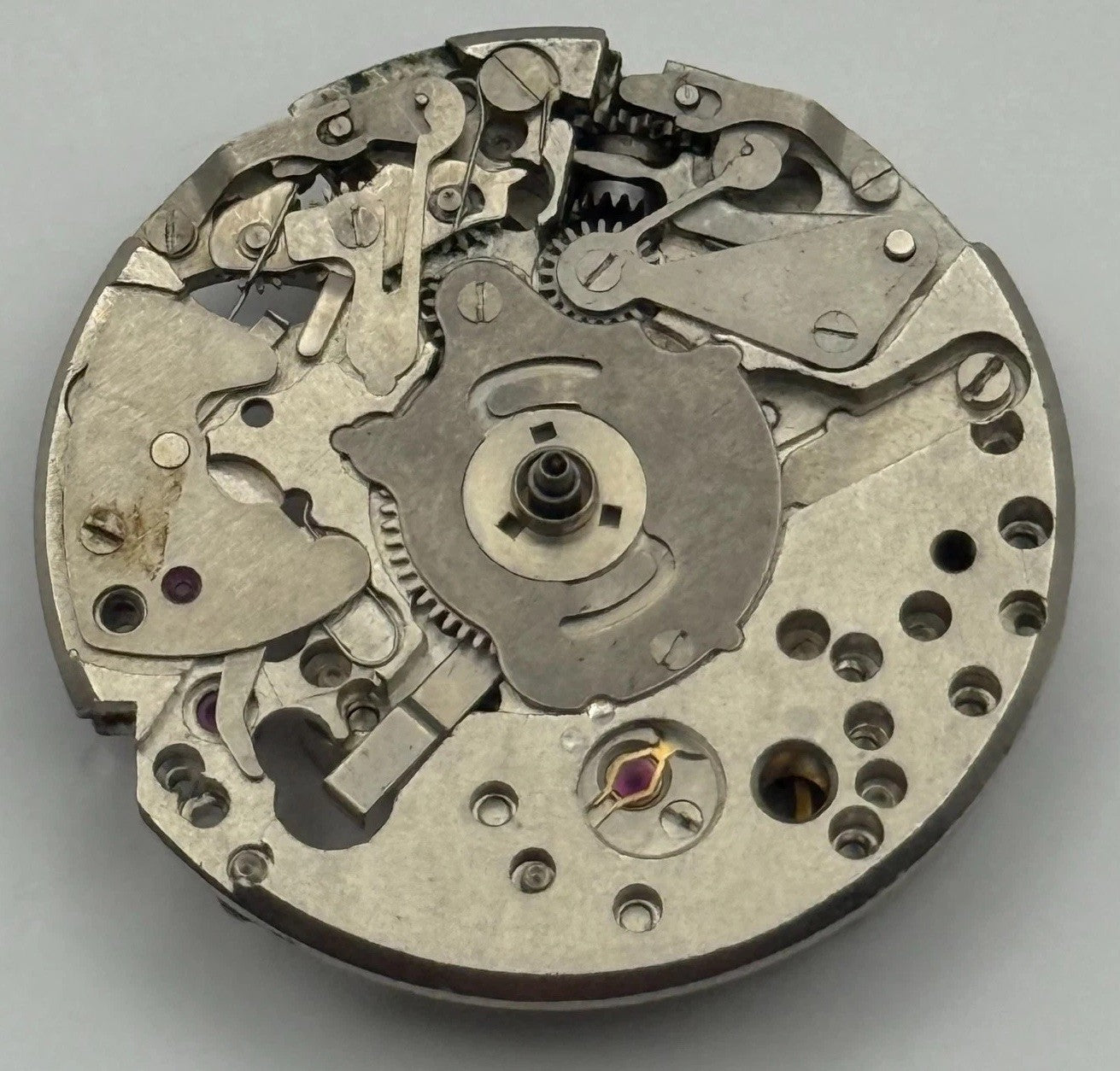 Soviet Poljot ? Alarm Watch Movement Manual Wind Vintage 18 Jewels Parts 26.6mm