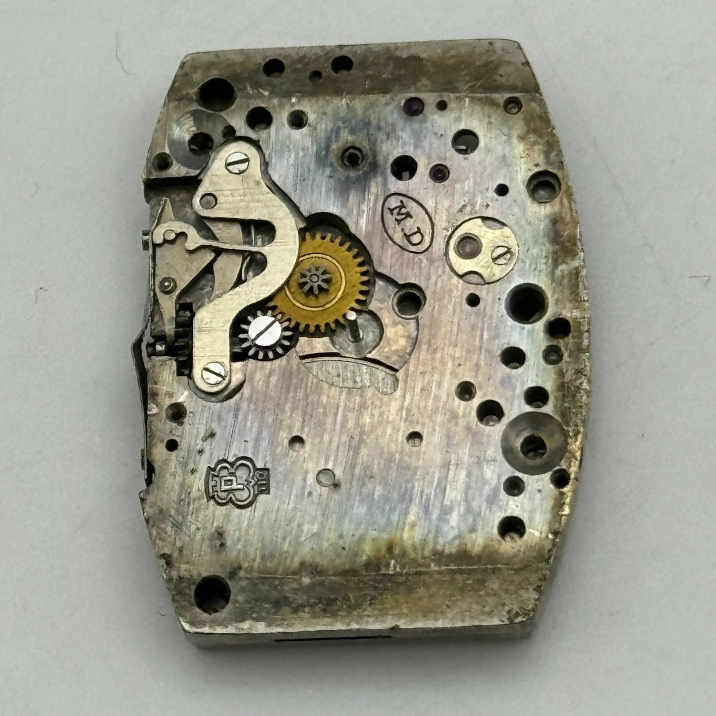19.5mm Everite Peseux 110 Manual Wind Watch Movement Vintage Swiss PARTS SPARES