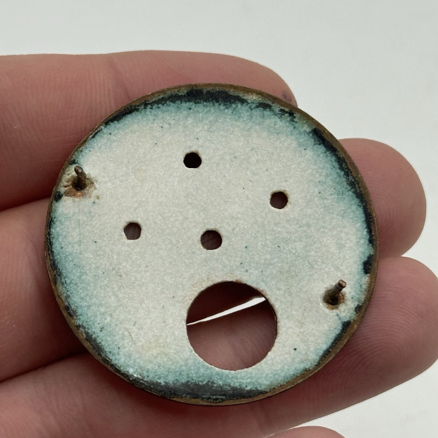 42mm Triple Date Full Calendar Porcelain Patterned Pocket Watch Dial Spares