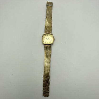 27mm Ladies Manual Wind RUNS BUT STOPS Regency Milanese Gold Tone Watch