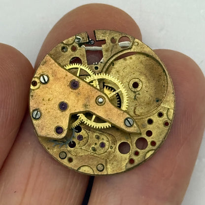 23.6mm Vintage Cupillard Cal 233 Manual Wind Partial Watch Movement PARTS REPAIR