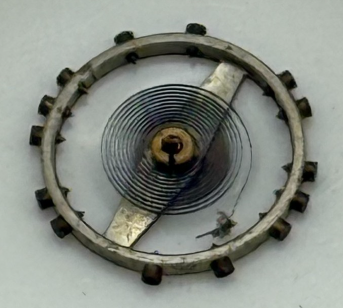 AS 1051 Balance Wheel Complete And Spring Inca 534 M Watch Movement Parts NOS