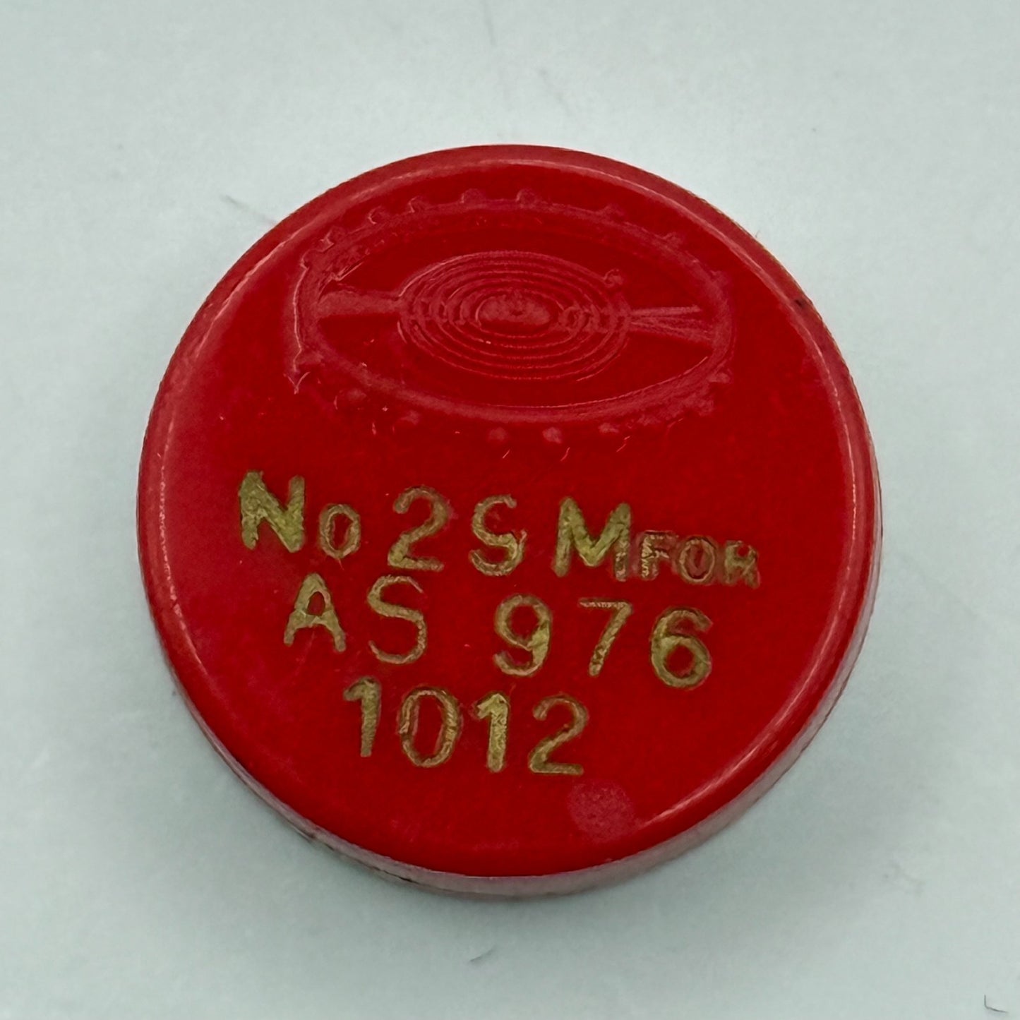 AS 976 1012 Balance Wheel Complete And Spring  29 M Watch Movement Parts NOS 