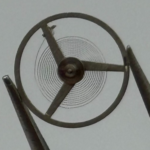 FHF 90 Balance Wheel Complete And Spring 1748 M Ord + Inca Watch Movement Parts