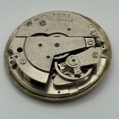 EB 8021N Watch Movement Puerta Date Manual Wind Vintage Parts Repair 25.9mm
