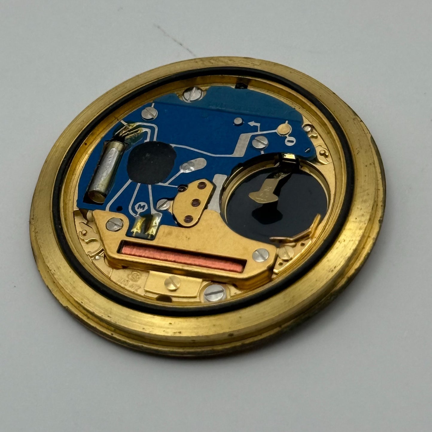 ETA 955.412 Quartz Watch Movement Rotary Date Vintage Swiss Parts Repair 31.8mm