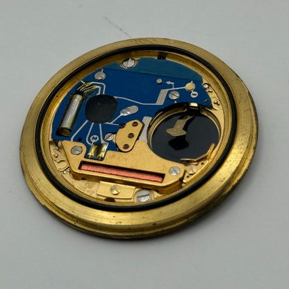 ETA 955.412 Quartz Watch Movement Rotary Date Vintage Swiss Parts Repair 31.8mm