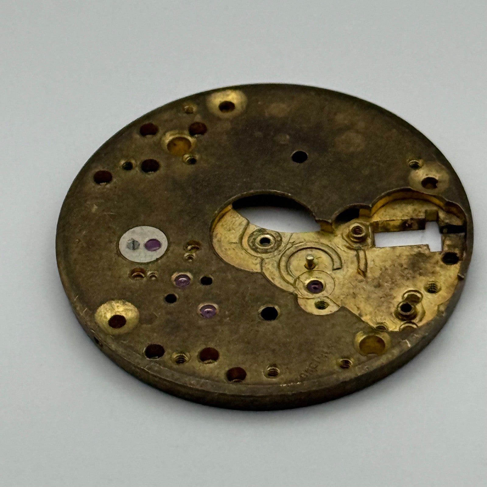 Longines 12.68Z Watch Movement Vintage Incomplete Parts Repair Swiss 27.4mm