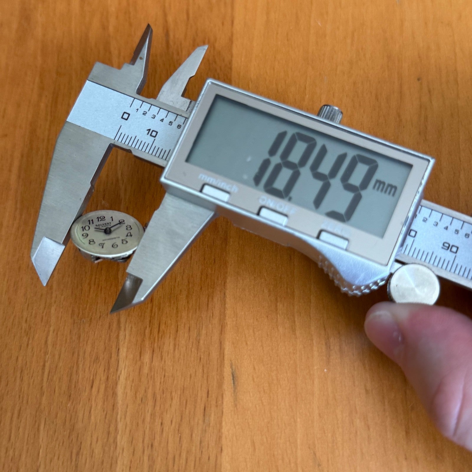 20mm Vintage Salvest 15J Cattin C64 .C Art Deco Case Manual Wind Watch PARTS