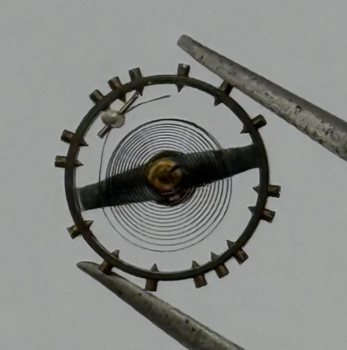 AS 624 557 Balance Wheel Complete And Spring Renata Watch Movement Parts NOS