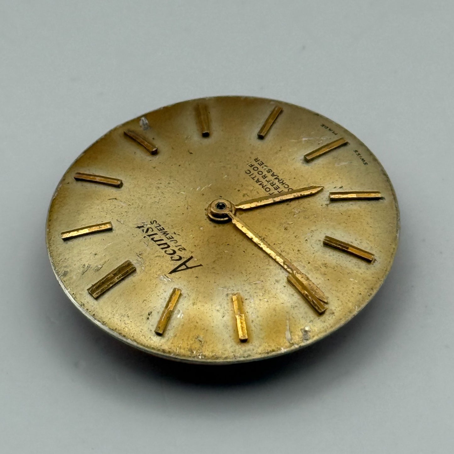 ETA 2451 Watch Movement Automatic  Accurist Shock Master Vintage Parts 28.5mm