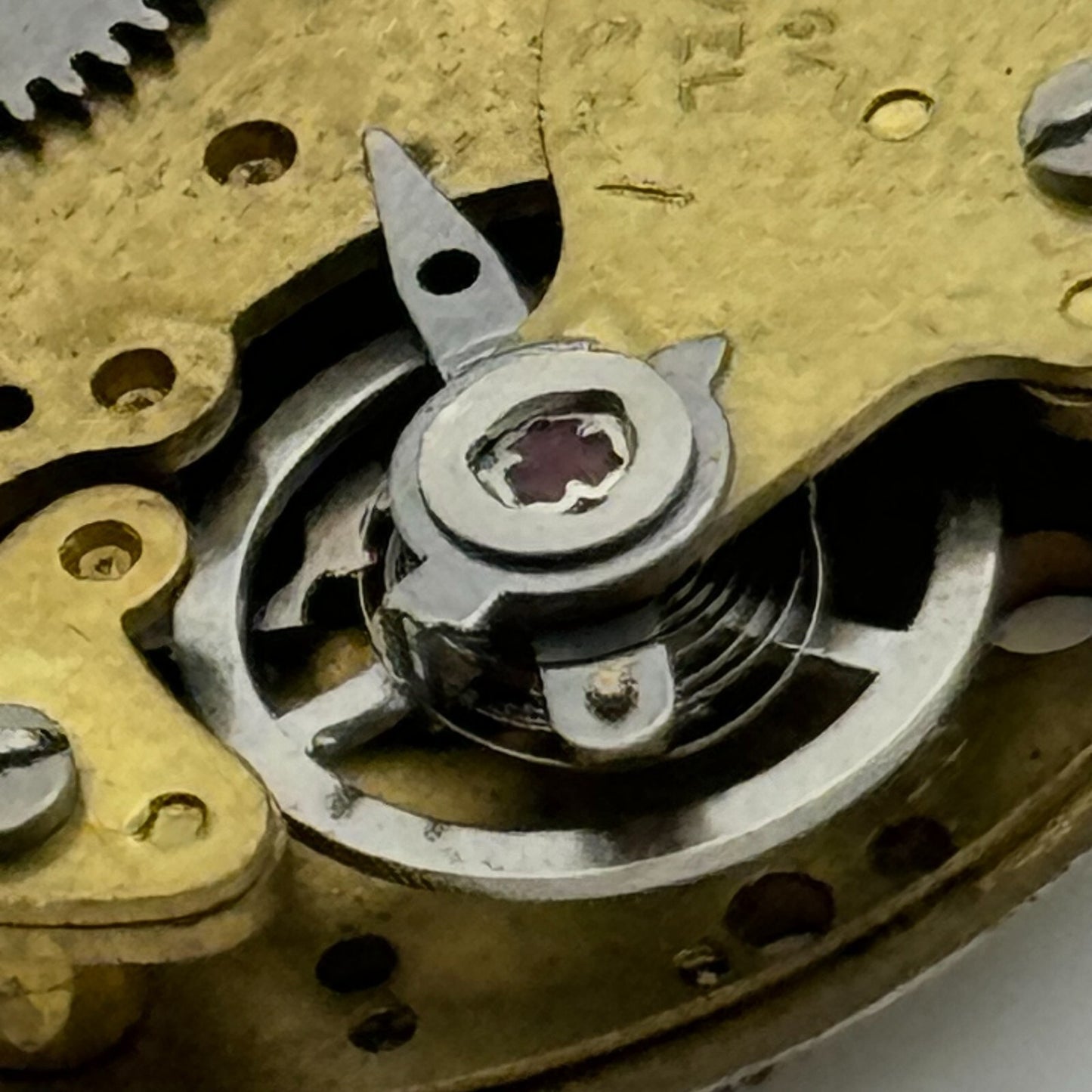 24.2mm R Lapanouse S.A. 1 Jewel Manual Wind Swiss Watch Movement Vintage PARTS