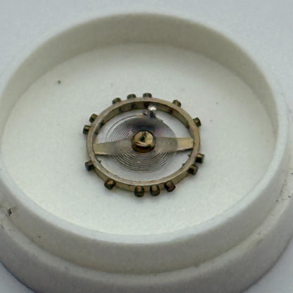 AS 655 Balance Wheel Complete And Spring 5¼’’’  22 Watch Movement Parts NOS