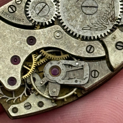 19mm Peseux P Rotary Maximus 15 Jewels Tank Manual Wind Watch Movement PARTS