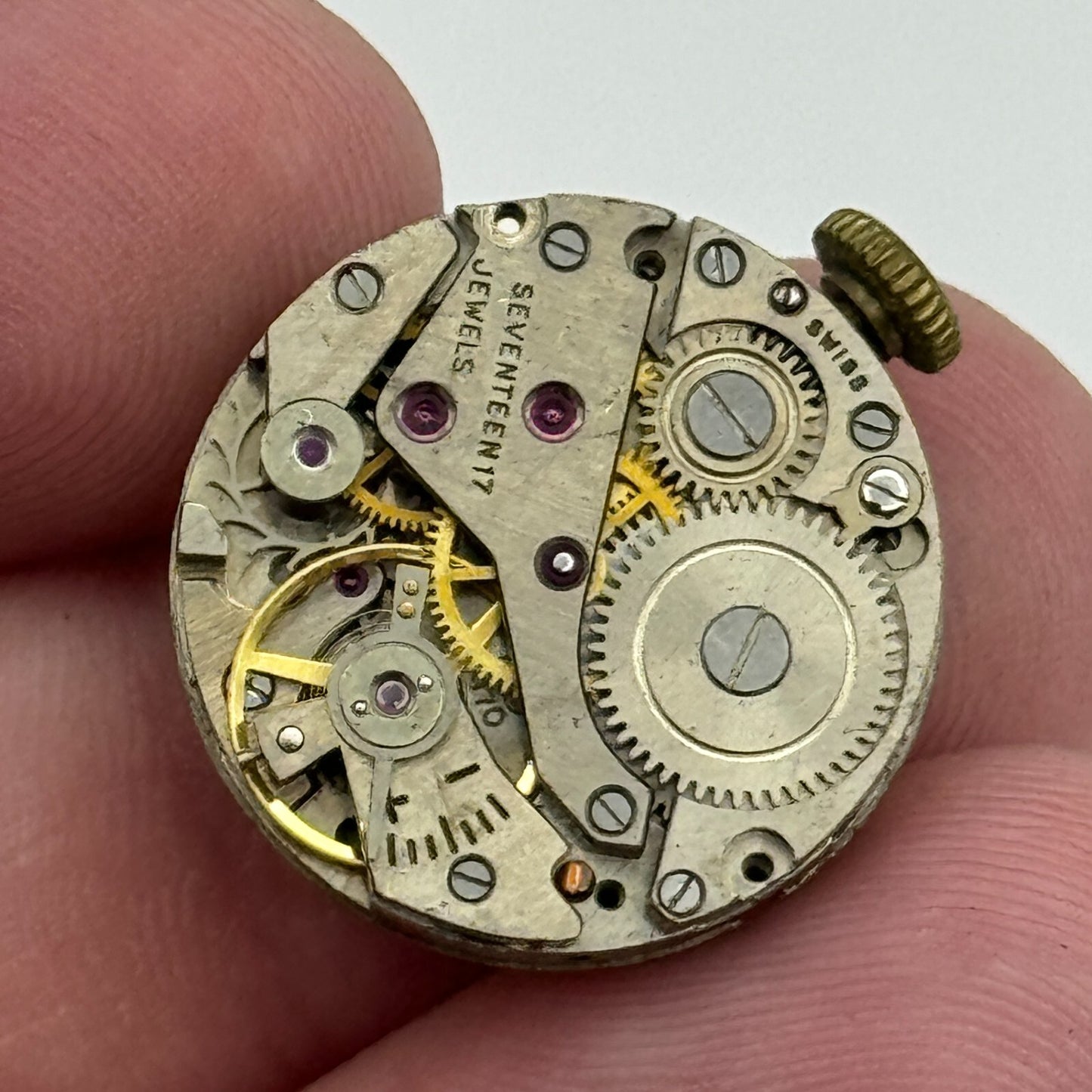 19.7mm Trebex AS 970 A Schild Sub Seconds Manual Wind Swiss Watch Movement PARTS