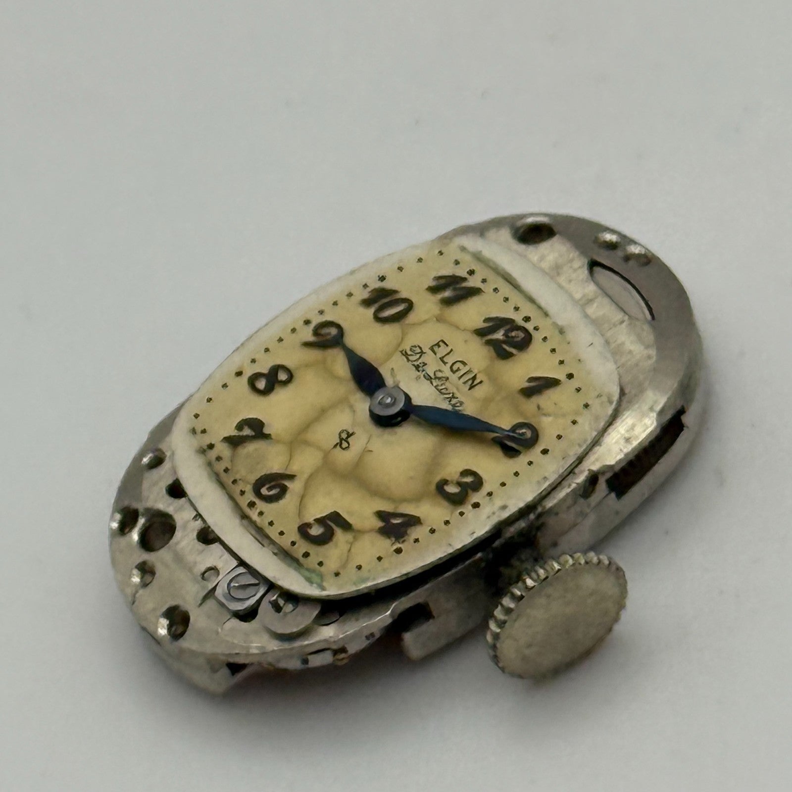 Elgin De Luxe Grade 533 Model 2 1947 Vintage Watch Movement 21/0s Parts Repair