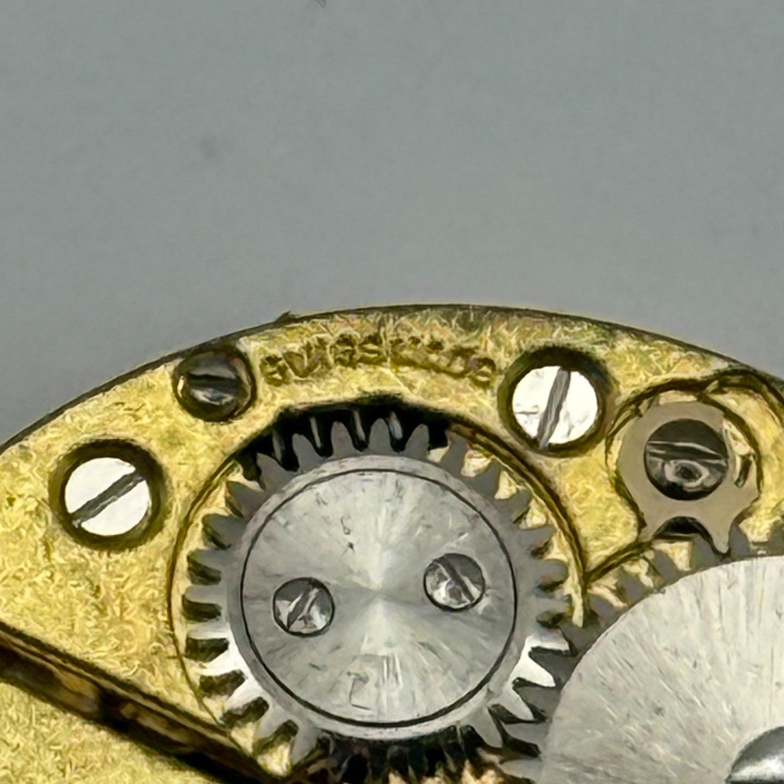 Audax 180 Watch Movement Manual Wind Vintage Swiss Parts Repair Spares 24.4mm