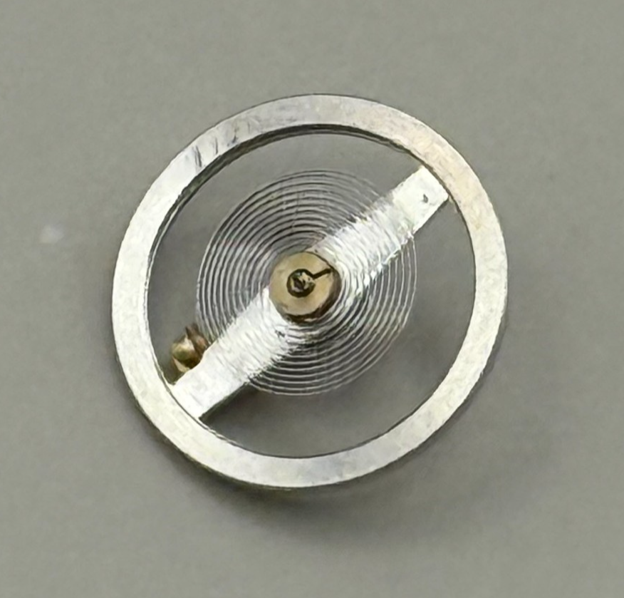 BFG 910 Balance Wheel Complete And Spring 525 Watch Movement Parts NOS