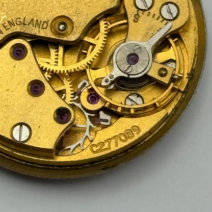 Smiths De Luxe C277089 Watch Movement Manual Wind Vintage Parts Repair 26.6mm