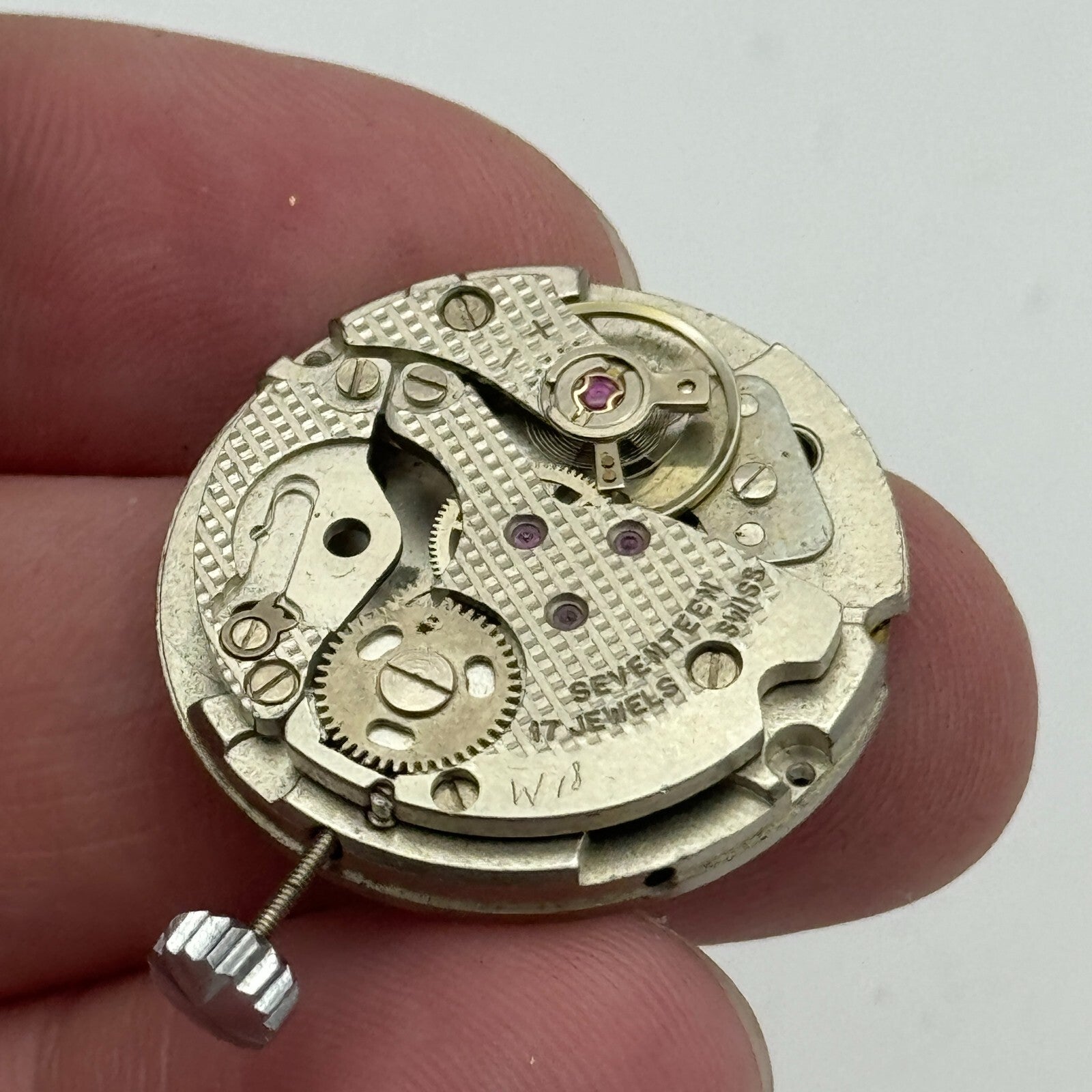 25.9mm AS ST 1950 / 51 Manual Wind Balance Ok Watch Movement Swiss Vintage PARTS