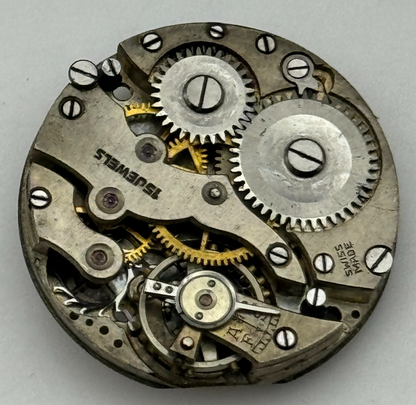 23.6mm AS A Schild 15 Jewels Manual Wind Watch Movement Swiss Vintage PARTS