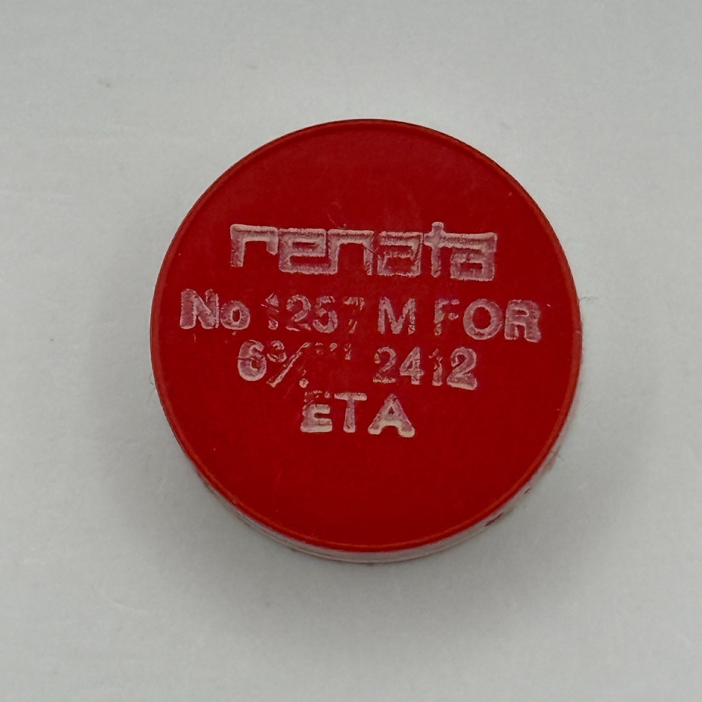 ETA 2412 Balance Wheel Complete And Spring 6¾''' 1257 M Watch Movement Parts NOS