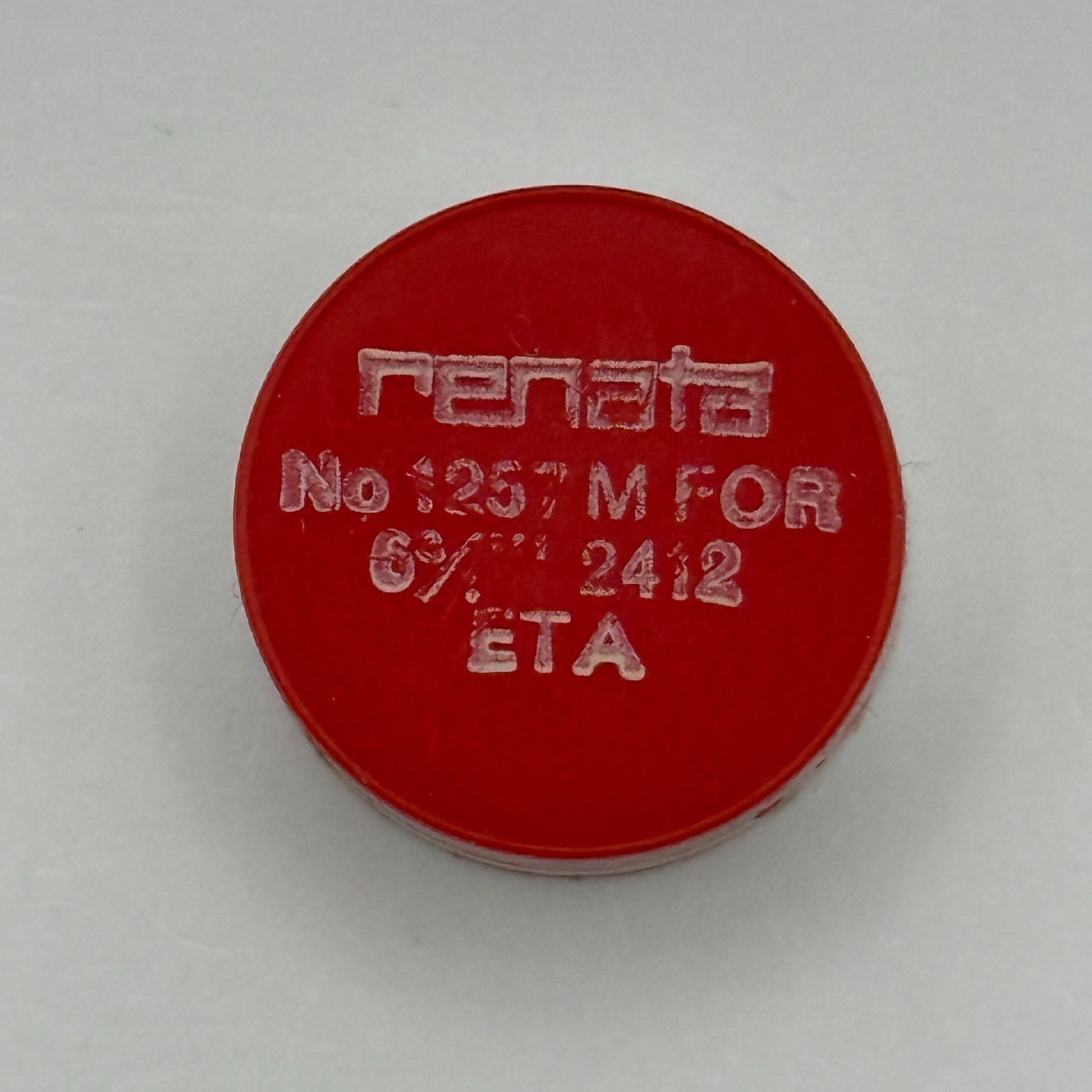 ETA 2412 Balance Wheel Complete And Spring 6¾''' 1257 M Watch Movement Parts NOS