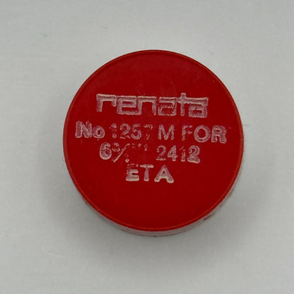 ETA 2412 Balance Wheel Complete And Spring 6¾''' 1257 M Watch Movement Parts NOS