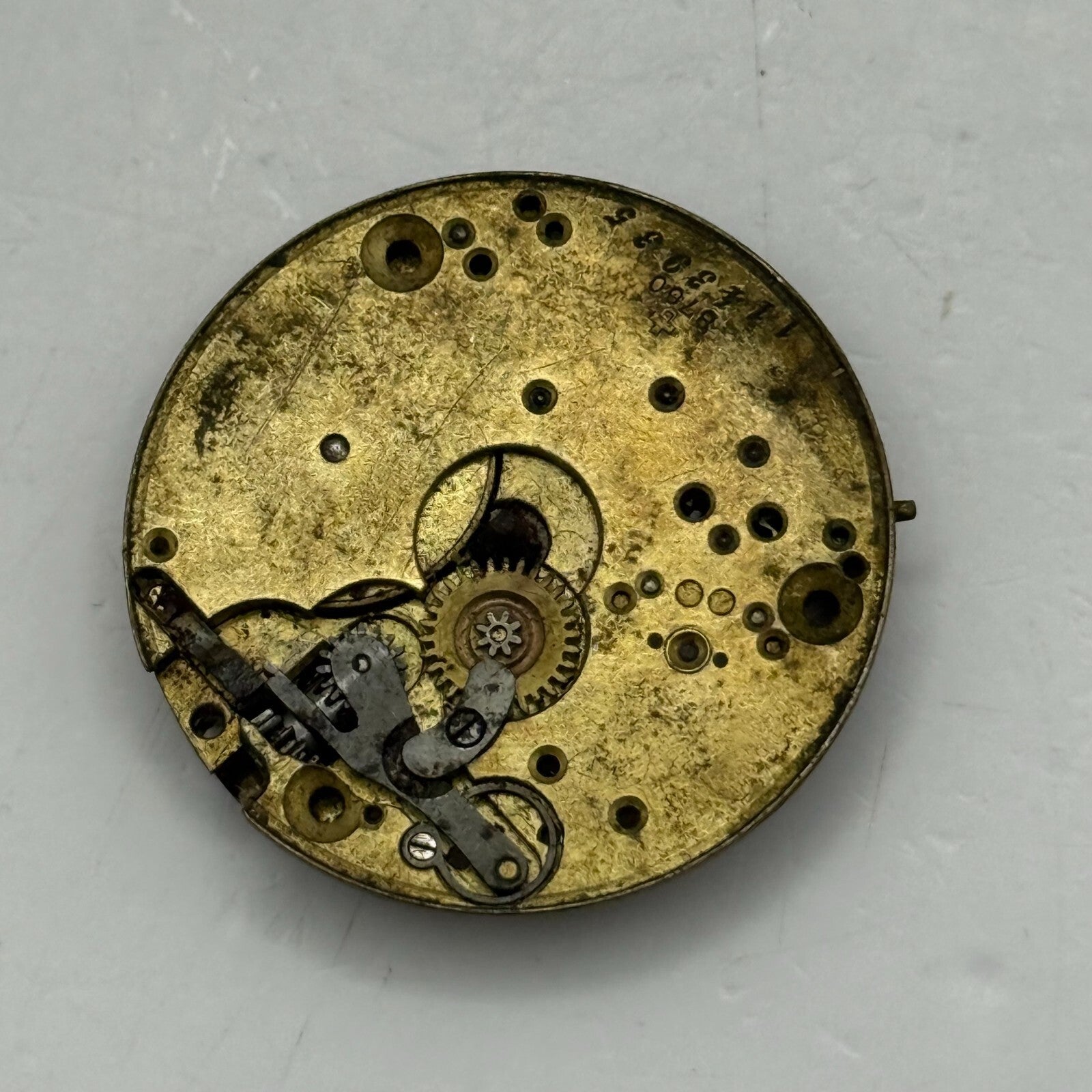 29.6mm Antique Omega 8760 Artis Manual Wind Watch Movement PARTS REPAIR