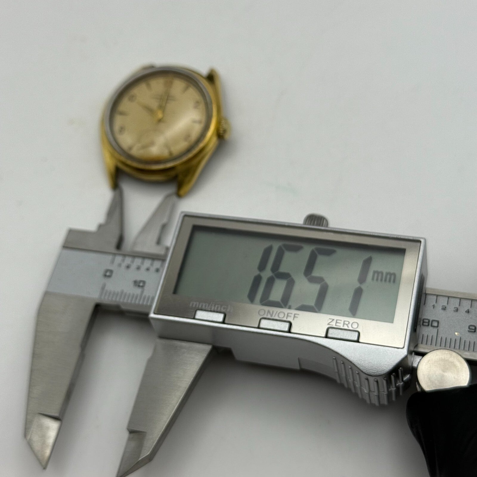 33mm Men’s Vintage Junghans J82 Chronometer Swiss Rare Gold Plated Watch PARTS