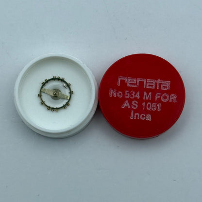 AS 1051 Balance Wheel Complete And Spring Inca 534 M Watch Movement Parts NOS