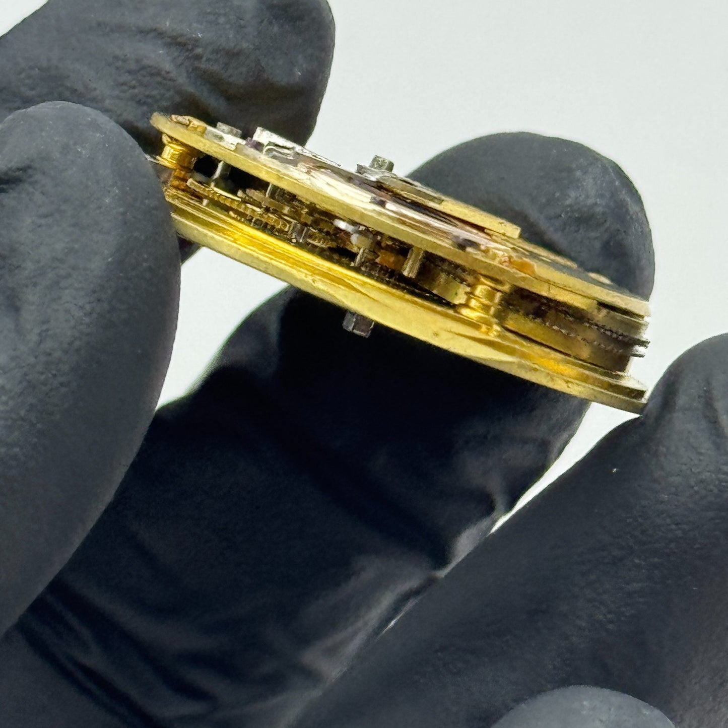 Fusee Pocket Watch Movement Antique English Key Wound Parts Repair Spares 35.9mm