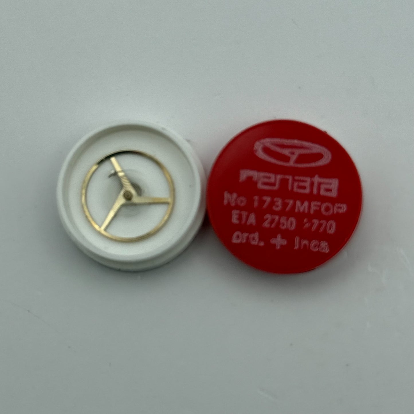 ETA 2750 2770 Balance Wheel Complete And Spring 1737 M Watch Parts NOS