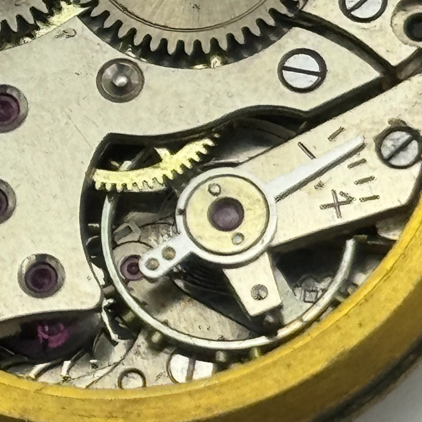 28.9mm Clarex Peseux 170 Balance Ok Watch Movement Swiss Vintage PARTS SPARES