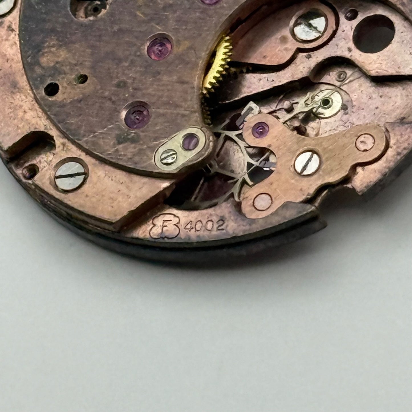 Felsa F4022 Watch Movement Automatic Vintage Swiss Incomplete Parts 26.3mm