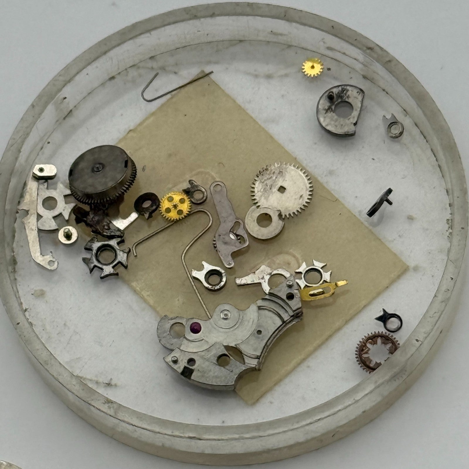 Jaeger Le Coultre 12 Watch Movement x 2 & Spares Vintage Swiss Parts 14.9mm