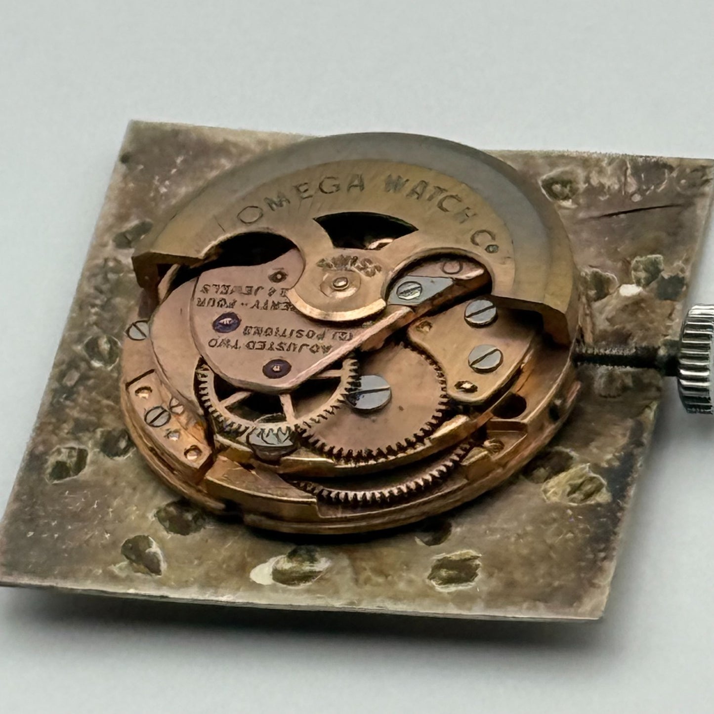 Omega 671 Automatic Watch Running Square 161.014 Vintage Swiss Parts Repair 26mm