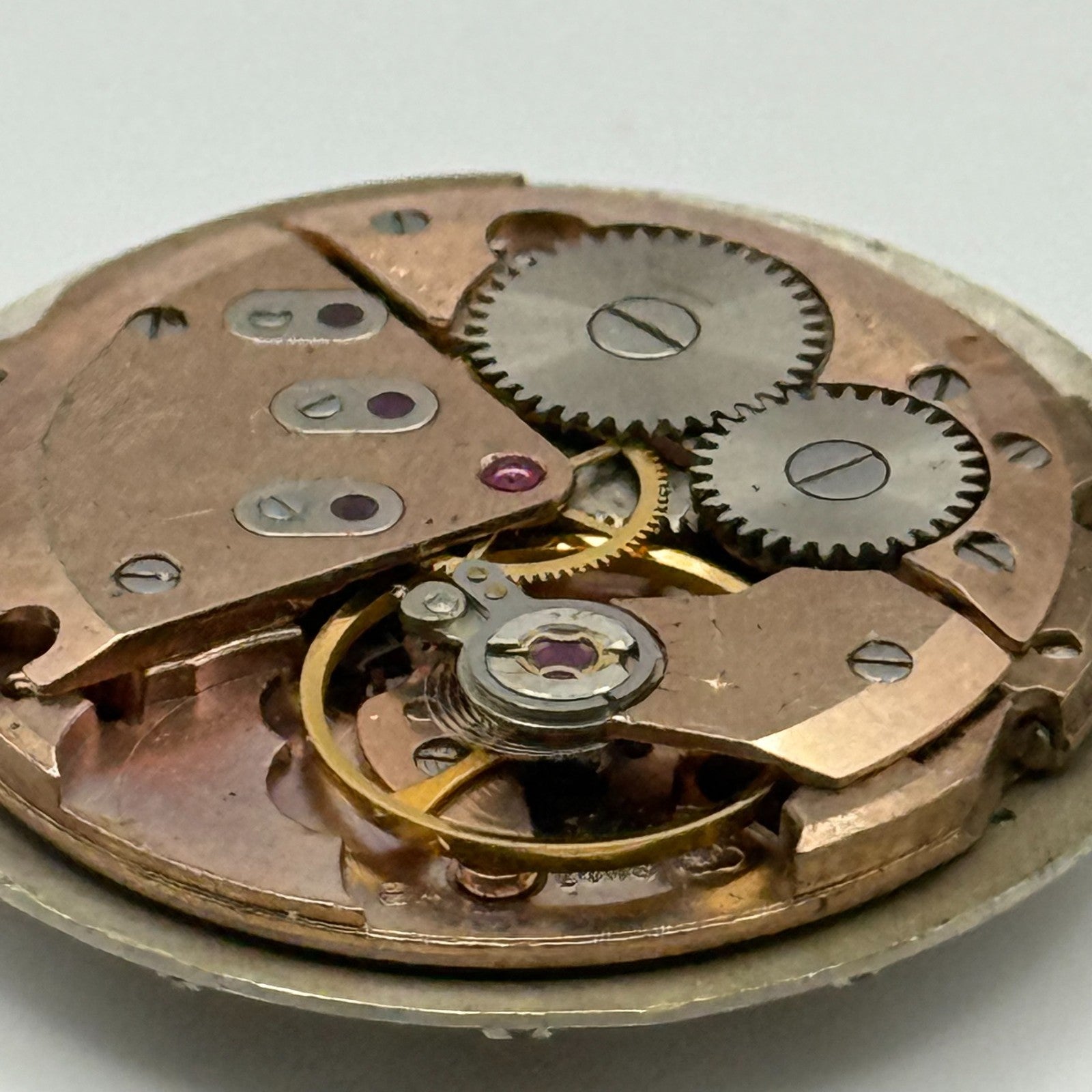 ETA 2408 Date Watch Movement The Angus Manual Wind Vintage Parts Repair 25.9mm
