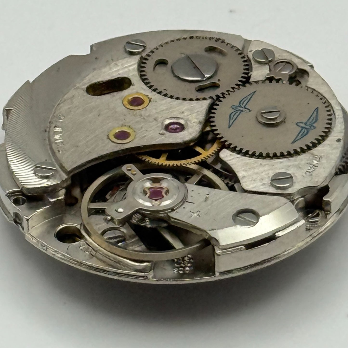 AS 2061 Watch Movement Manual Wind Vintage Swiss 21 Jewels Parts Repair 25.5mm