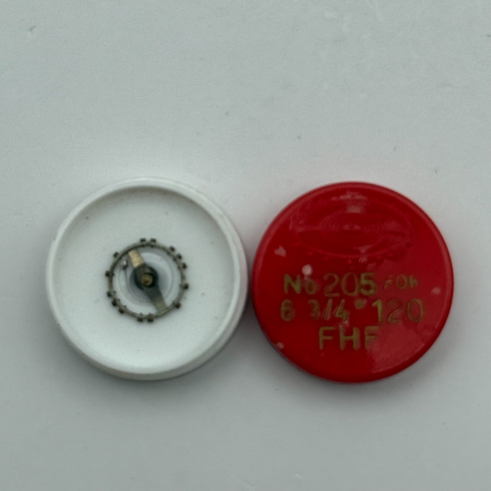 FHF 120 Balance Wheel Complete And Spring  6¾’’’ 205 Watch Movement Parts NOS