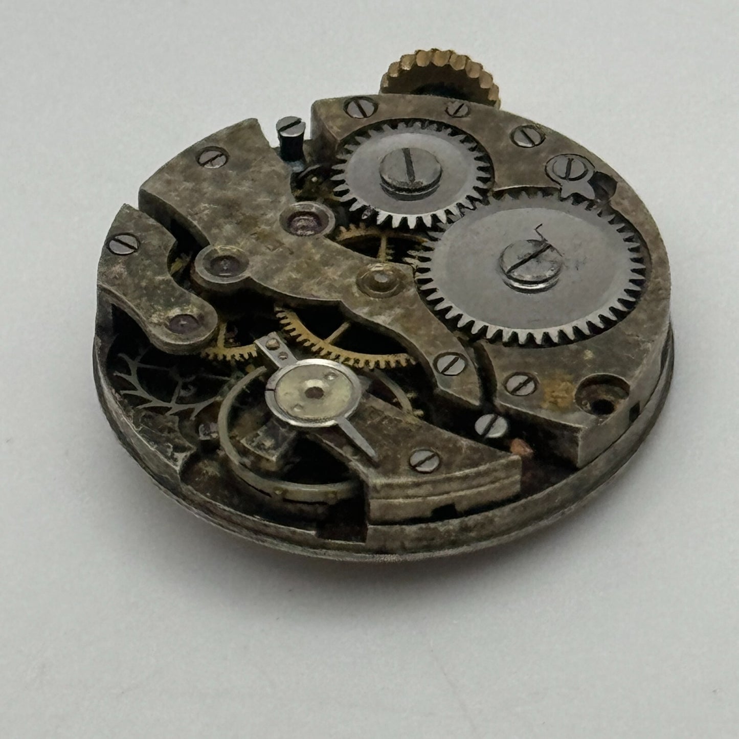 23.7mm AS A Schild 15 Jewels Trench Watch Movement Manual Wind Swiss PARTS SPARE