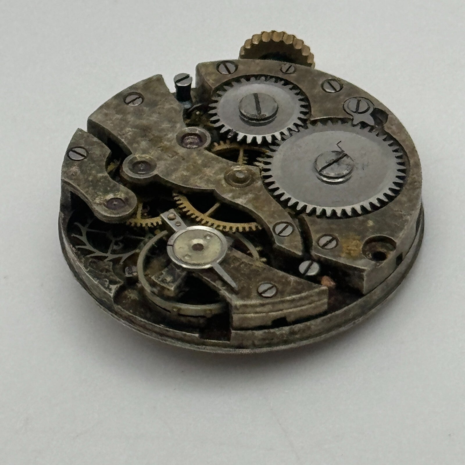 23.7mm AS A Schild 15 Jewels Trench Watch Movement Manual Wind Swiss PARTS SPARE