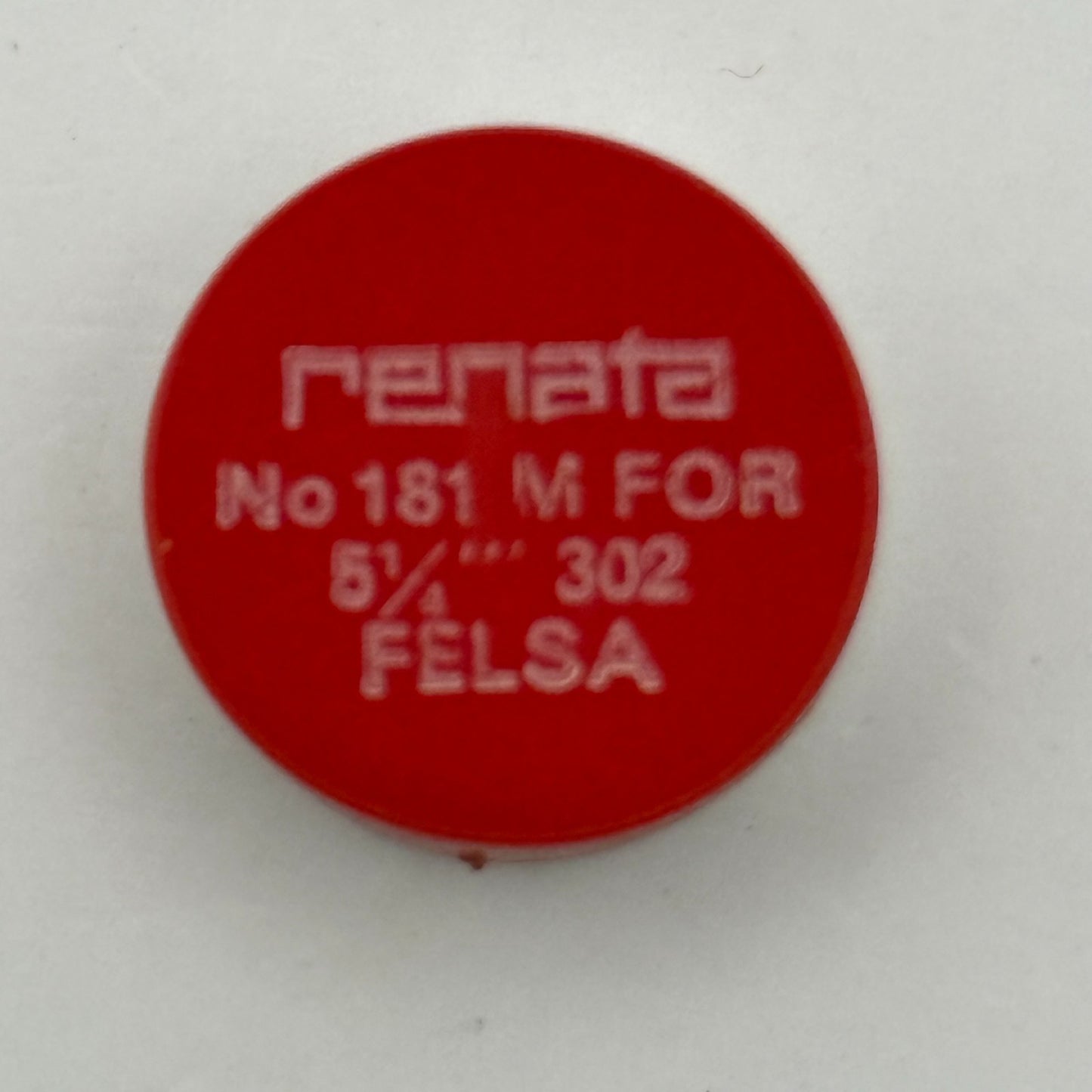 Felsa 302 Balance Wheel Complete And Spring 5 1/4''' 181 Watch Movement Parts